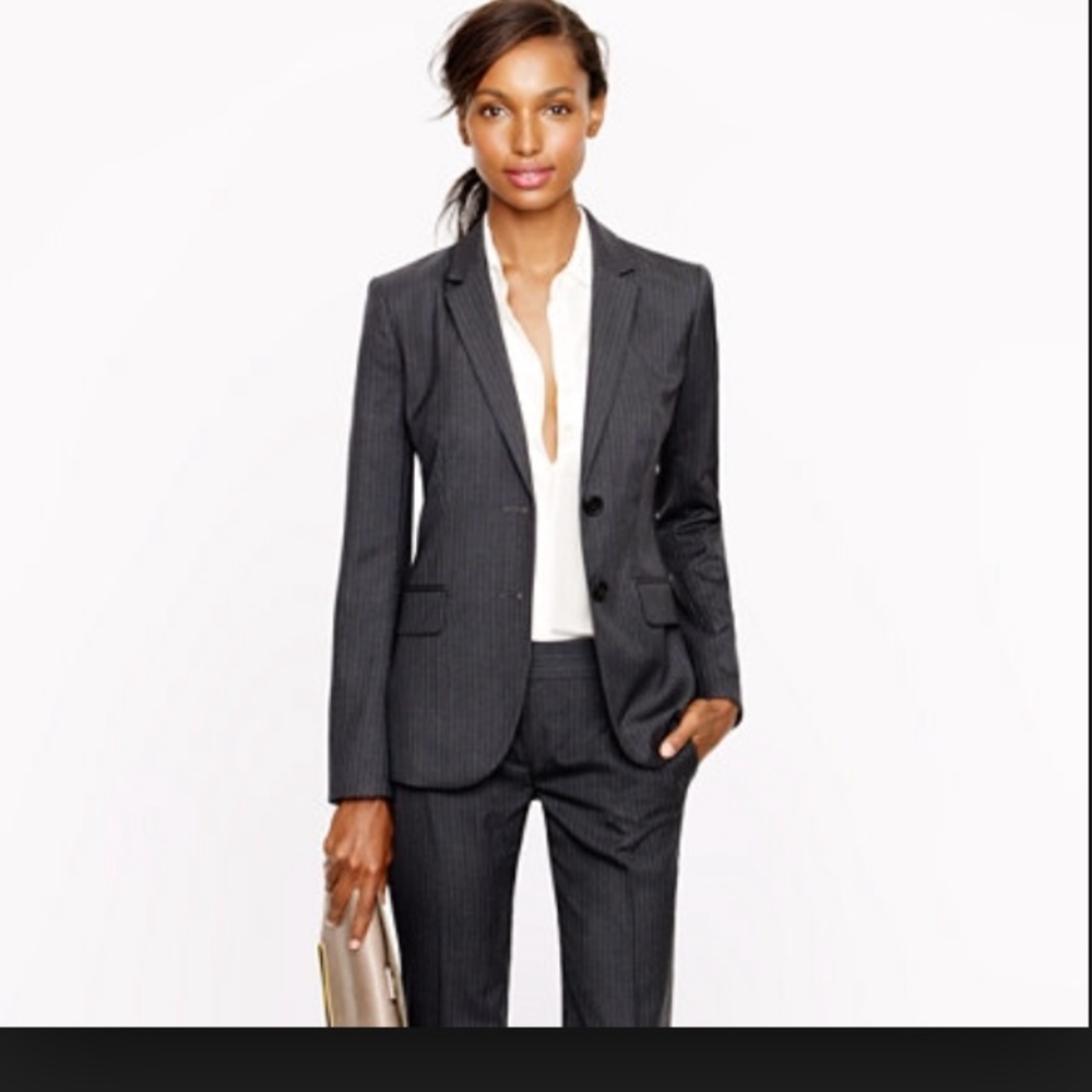J Crew pinstripe blazer